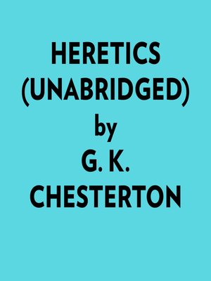 cover image of Heretics (Unabridged)